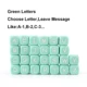 Green Letter Choose