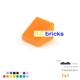 100pcs orange