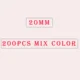 200Pcs Mix Color