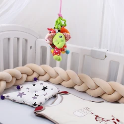 Protector de cuna trenzado – Parachoques acolchados para bebé