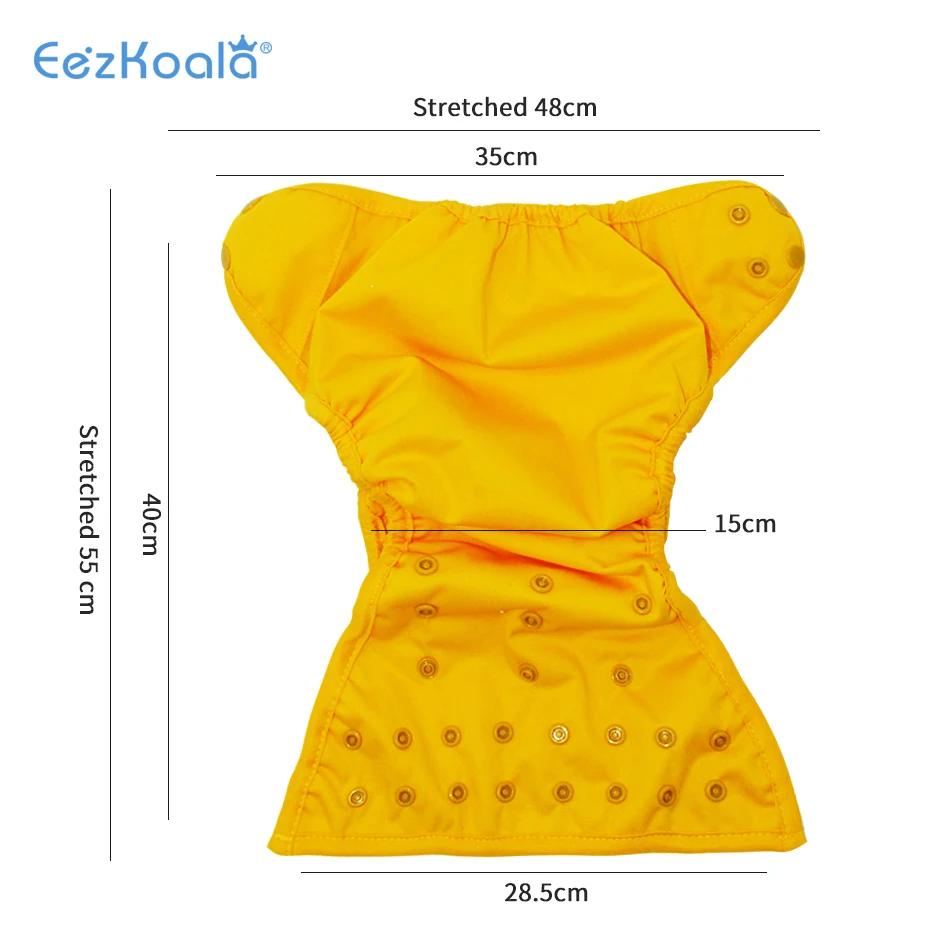 EezKoala Funda de pañal lavable ajustable para bebé