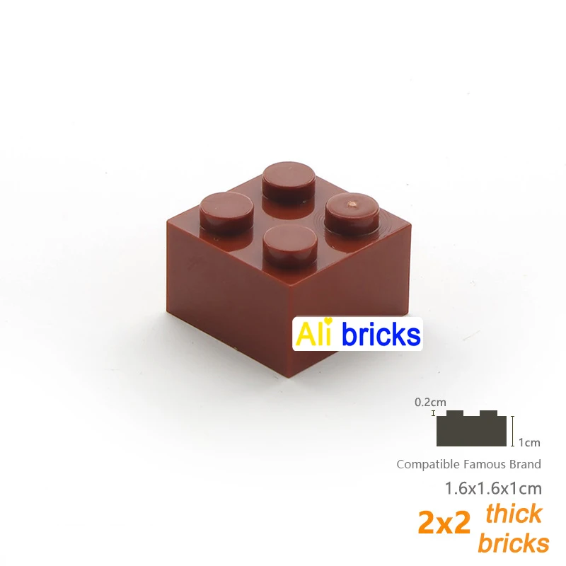 15pcs brown