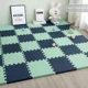 Navy mint green