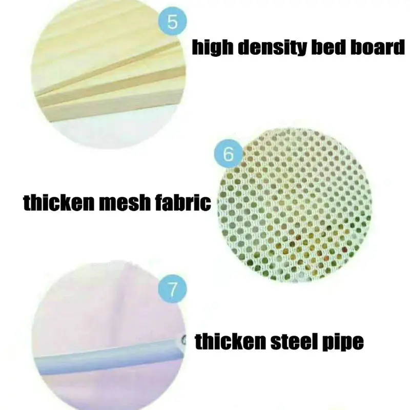 Cuna portátil para bebé recién nacido con bolsa de puerto y mosquitera, cuna de viaje plegable para bebé, Moisés Simple de 4 ruedas - imagen 4