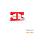 3PCS red window