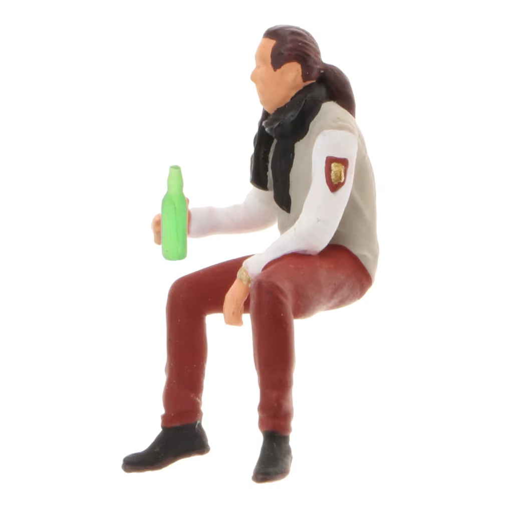 Drinking Man White