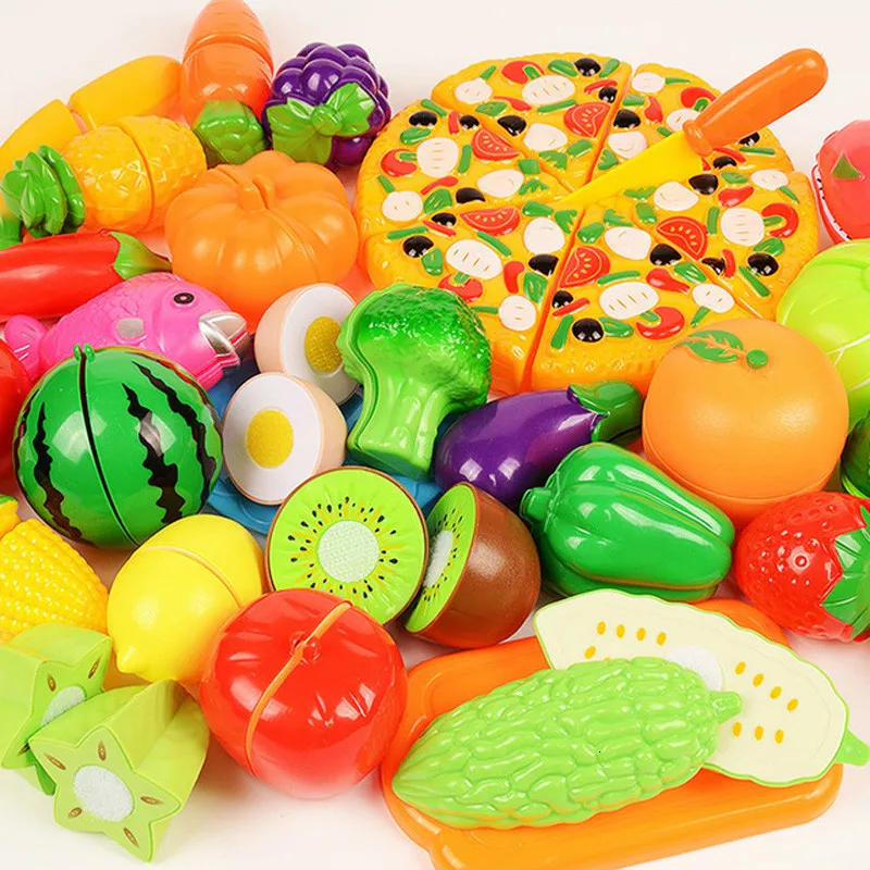 Juego cocina bebés frutas verduras - Vista principal conjunto completo