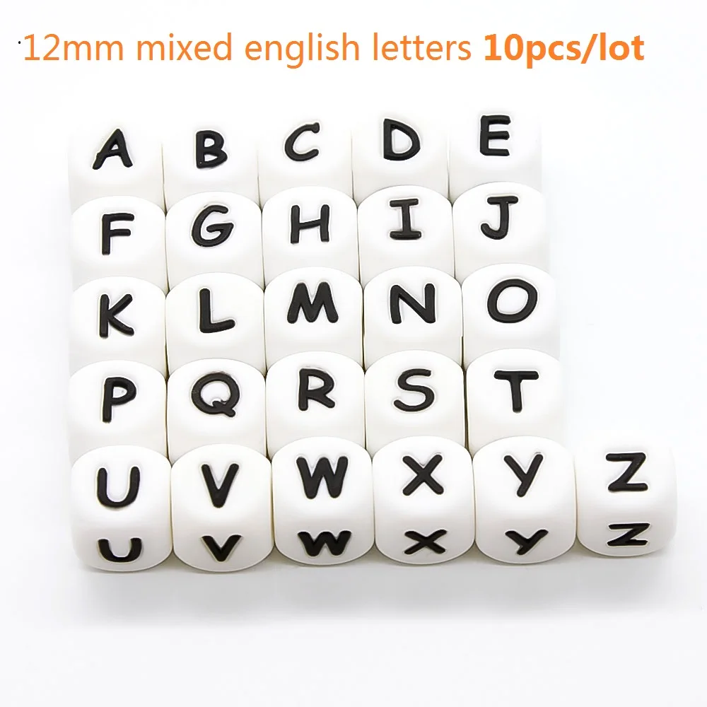 English letter beads