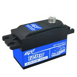 Servo Digital de cuerpo corto SPT4412LV para coche teledirigido, robótica, engranaje de Metal de alta velocidad, Servo Digital para coche teledirigido, oruga, vehículos de barco
