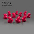 10pcs Red Rabbit