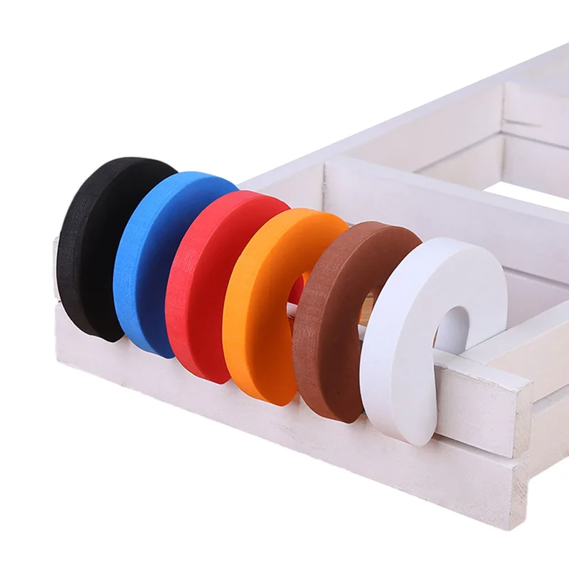 Topes de puerta para niños, protección para niños, Tope de puerta en forma de C EVA, protección de seguridad para bebés, Tope de puerta, bloqueador, Clip de puerta de espuma suave - imagen 3