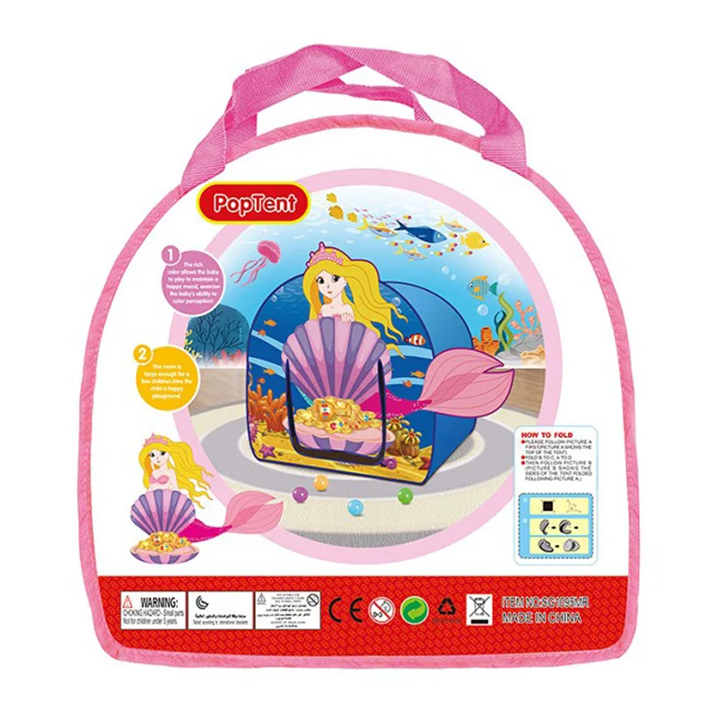 Tienda de juegos de dinosaurios para niños, Castillo de princesa, casa de juegos para niñas, interior y exterior, piscina de bolas - imagen 5