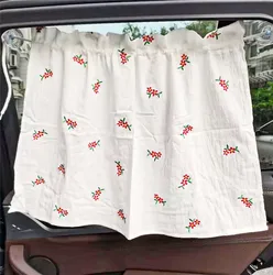 Cortina parasol de algodón para cochecito de bebé – Protección UV