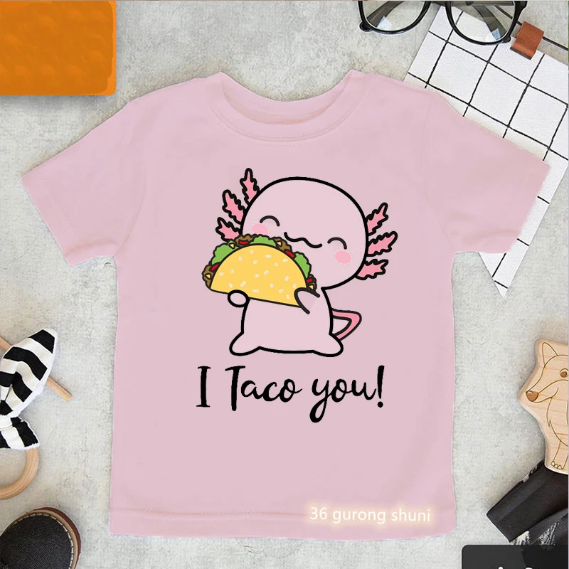 Camiseta Kawaii - Color rosa