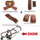 4 pcs brown B