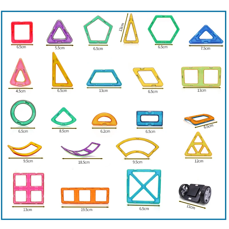 KACUU-Juego de construcción de diseñador magnético de gran tamaño, modelo y juguete de construcción, imanes, bloques magnéticos, juguetes educativos para niños - imagen 3