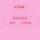 200Pcs Mix Color
