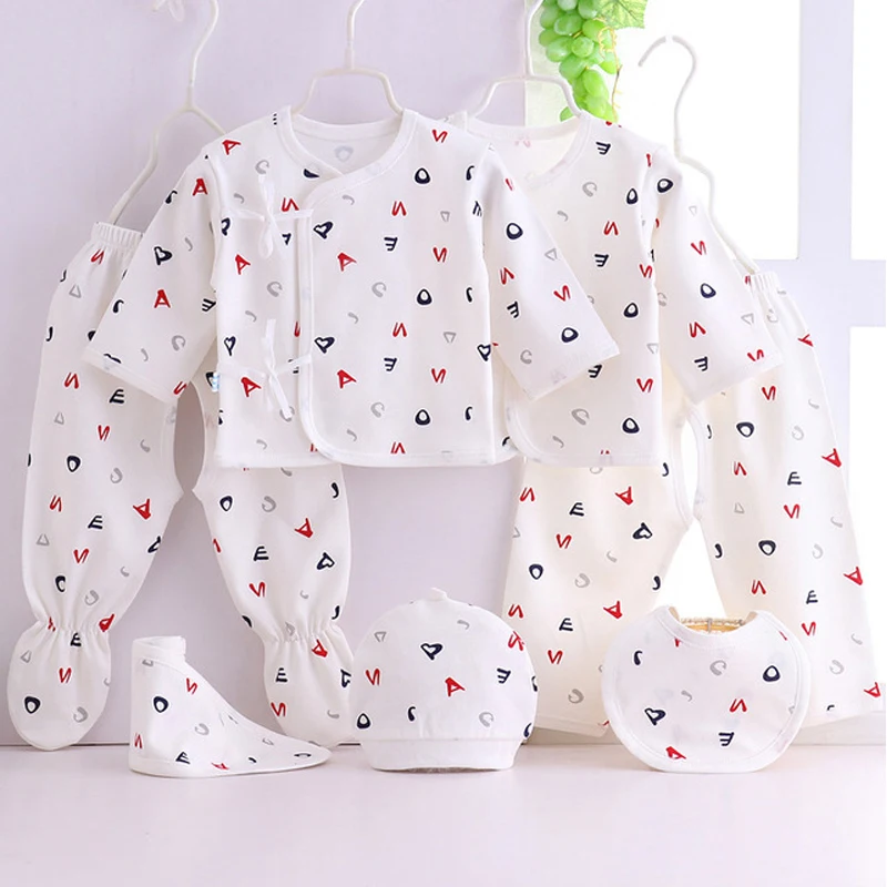 8 unids/set de ropa infantil de 0 a 3M, traje para bebé recién nacido, conjunto de ropa para bebé, conjunto de ropa para niños y niñas, traje térmico de algodón orgánico - imagen 4
