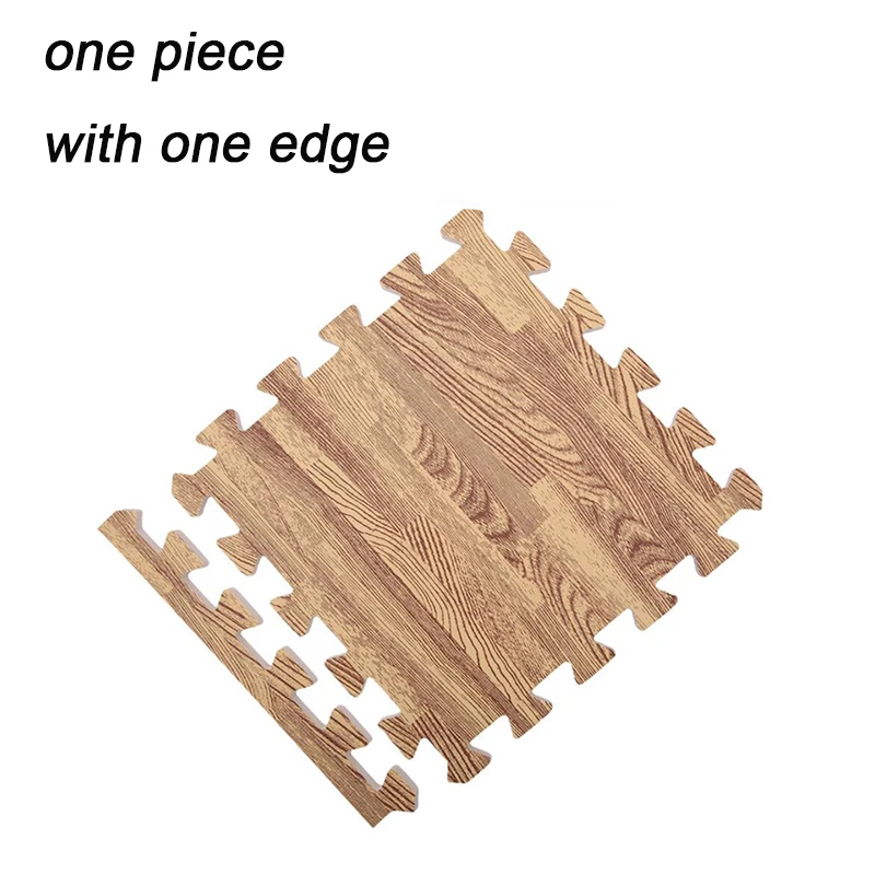 Alfombra de rompecabezas de madera para juegos de bebés, alfombra de espuma EVA suave con empalme de suelo entrelazado, decoración para sala de estar, almohadilla para gatear - imagen 3