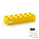 100pcs yellow
