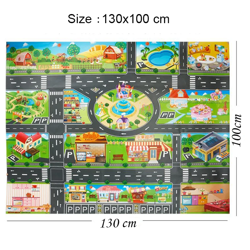 130x100cm map spring