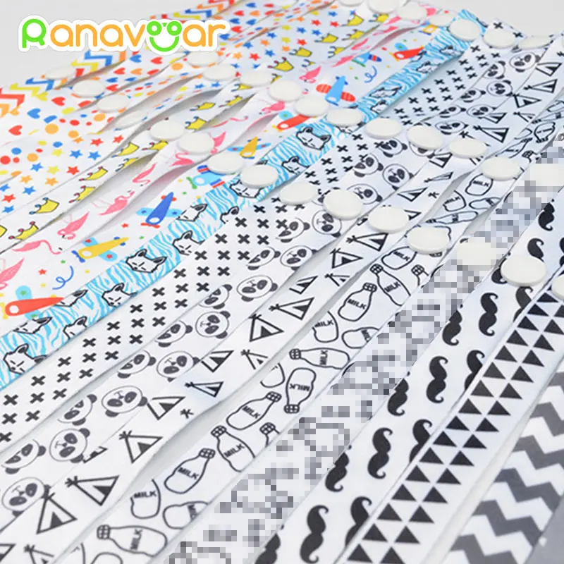 Correas ajustables para chupete de bebé, cadena de juguete, soporte para cinta, Clips para chupete, correa, soporte para pezones, accesorios para pezones infantiles - imagen 2