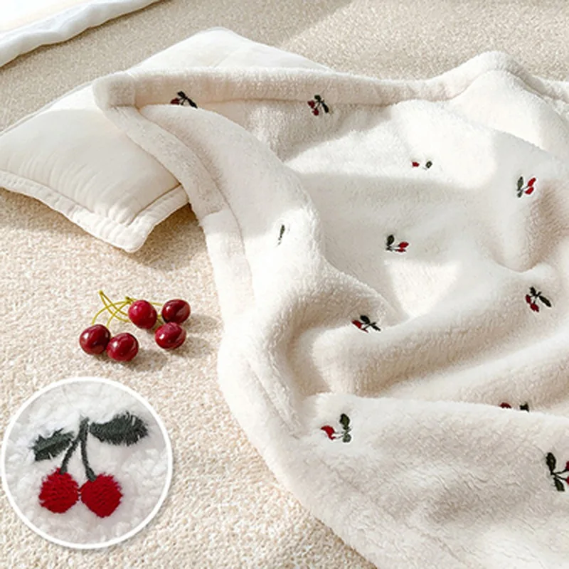 cherry embroidery