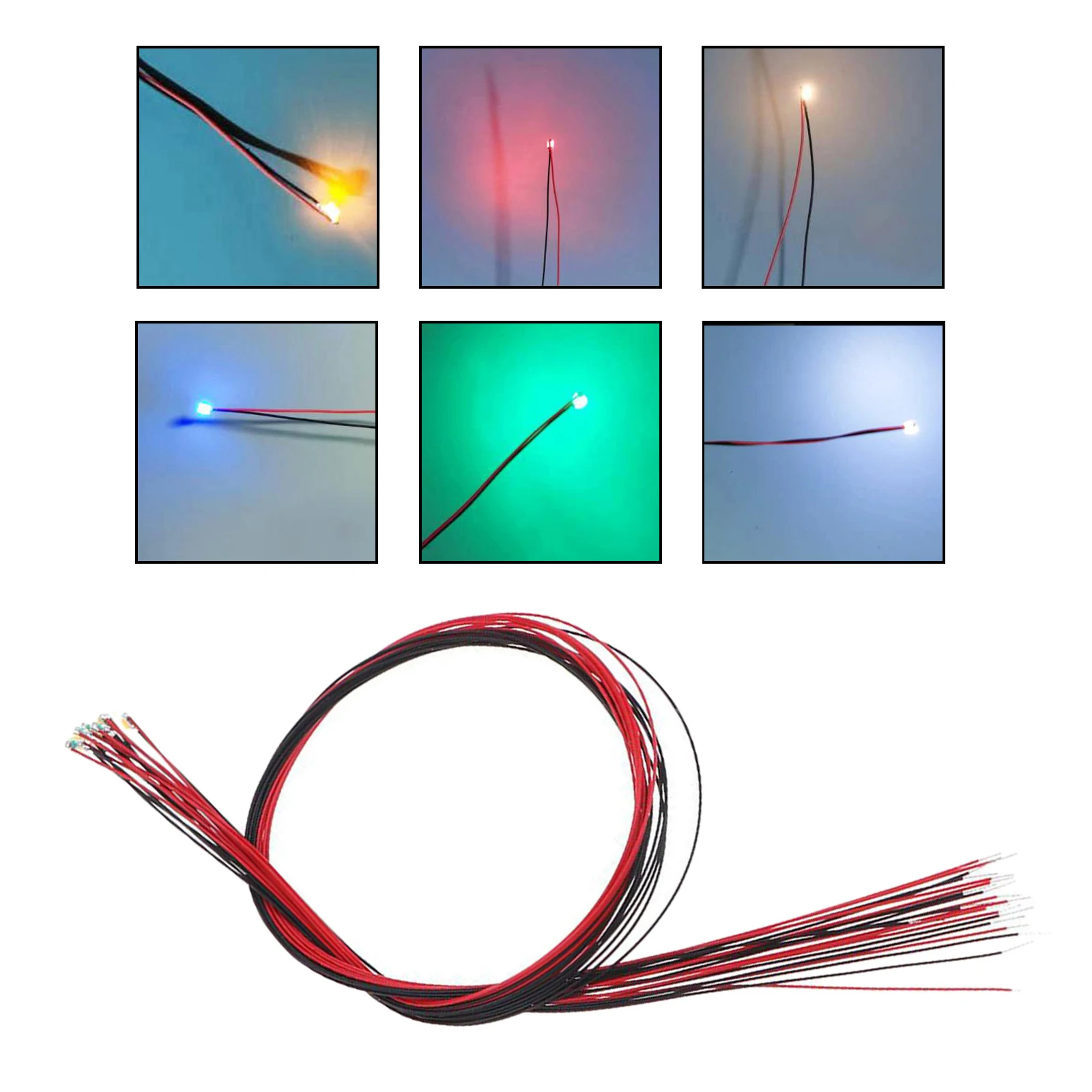 Mini farola de tren en miniatura, luces LED para jardín, césped, Diorama, reutilizable, Tr, sin adhesivo, Nano cinta, carteles, 10 unidades por juego