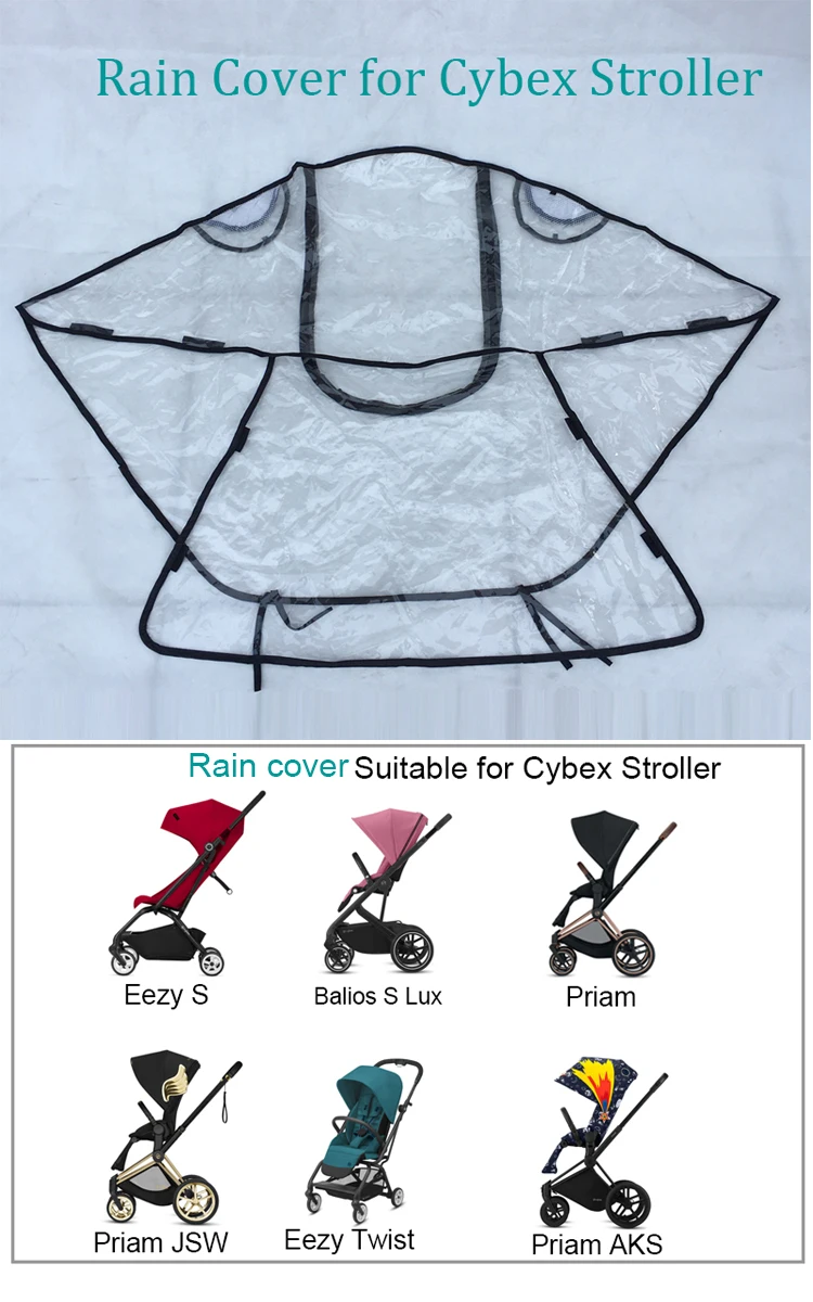 Cubierta lluvia Cybex - Material EVA transparente