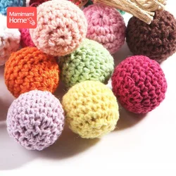 Collar de dentición Mamihome – Madera natural feita a mano para bebés