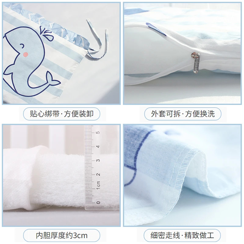 5 unids/set lindo juego de cama para bebé juego de cama de algodón para bebé que incluye 4 Uds parachoques suave para cuna parachoques para cuna cuatro estaciones - imagen 4
