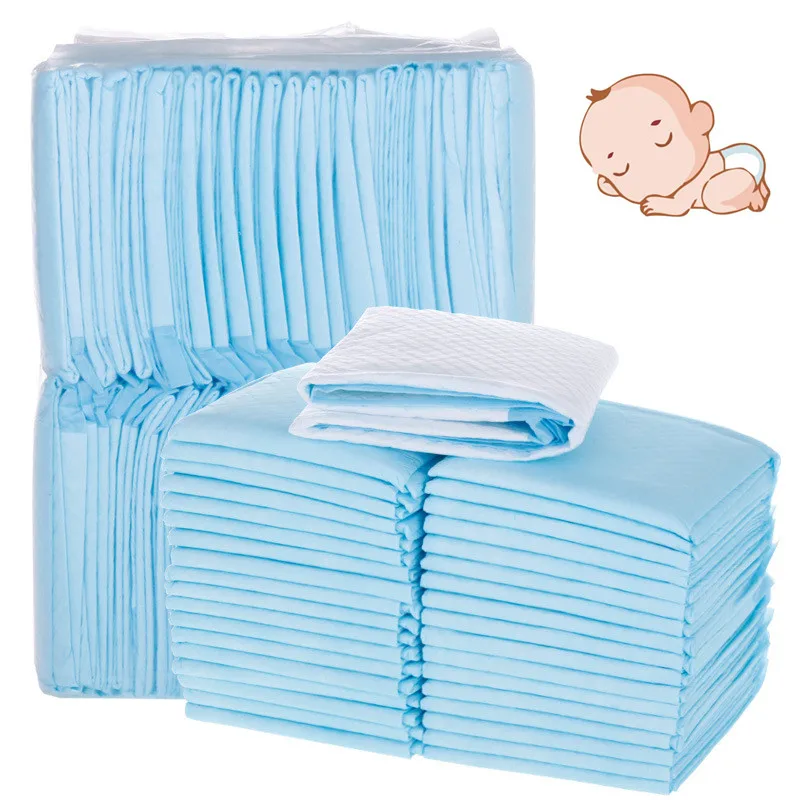 Almohadilla desechable para lactancia de bebés, estera para cambiar pañales impermeable absorbente para adultos, niños o mascotas, estera de papel - imagen 3