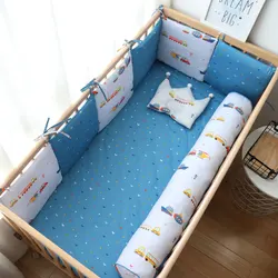 Protector de cuna grueso y suave para bebé - Decoración nórdica