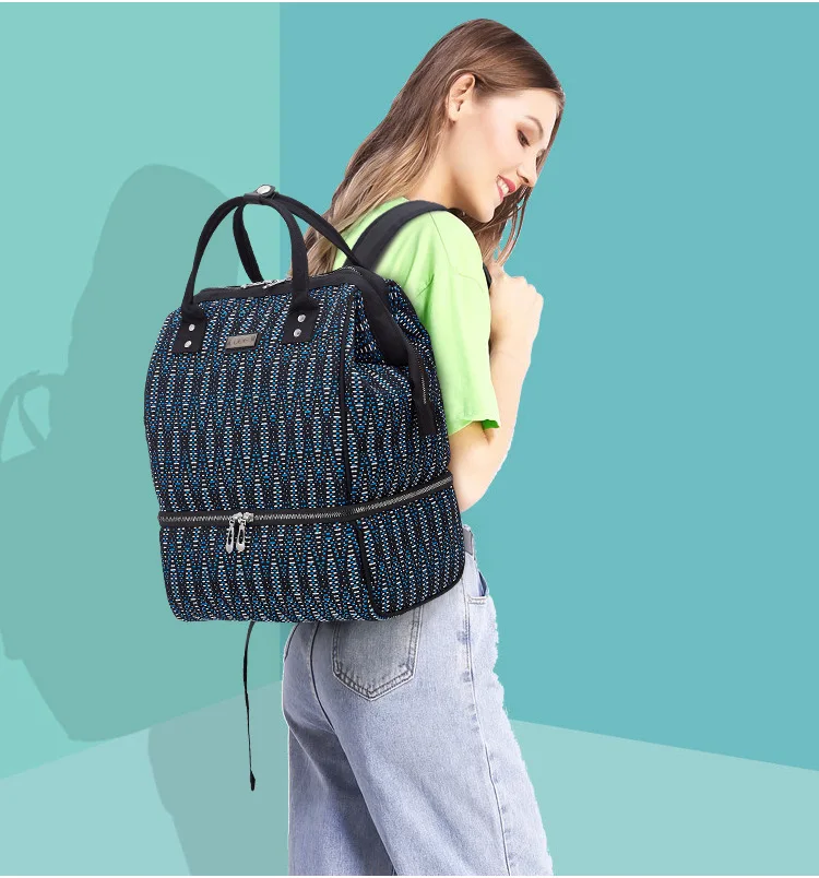 2025 nuevo bolso de bebé, bolsas de pañales de moda, bolsa de pañales grande, mochila, bolsas de maternidad para madre, mochila de pañales para bebé, gota gratis - imagen 3