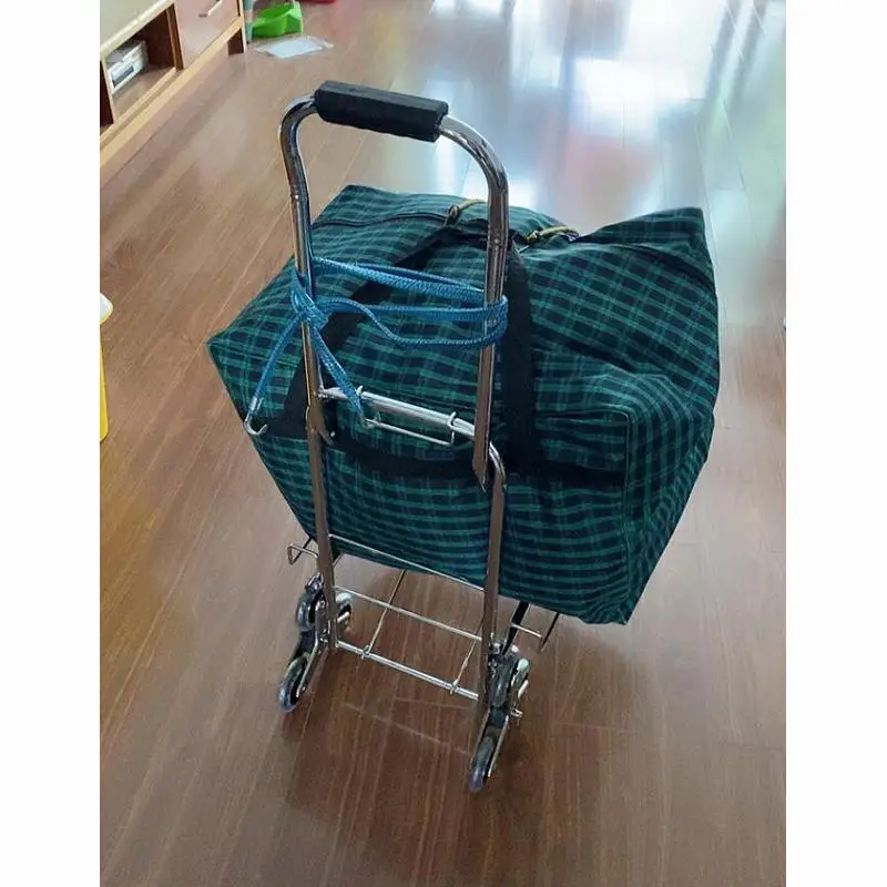 Dolly escalador de escaleras portátil, carrito de compras plegable, carro de utilidad, carro de comestibles - imagen 3