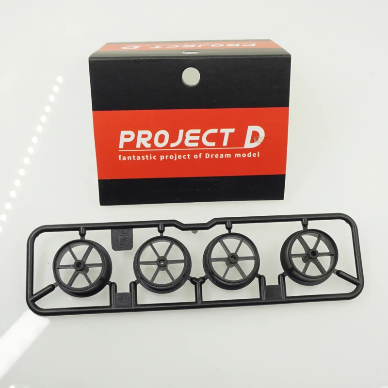 Llantas de carbono TE37 para Mini 4WD Tamiya - imagen 3