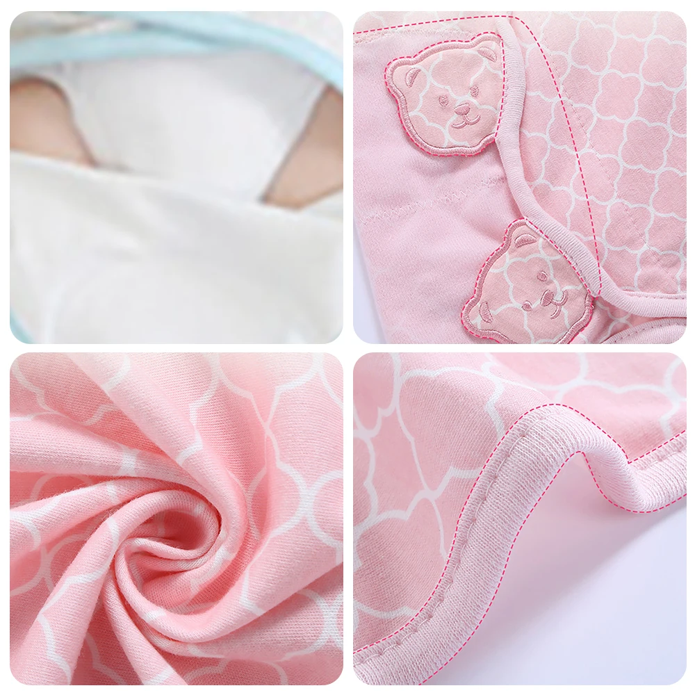 Saco de dormir de algodón para bebé con diseño de capullo - imagen 3