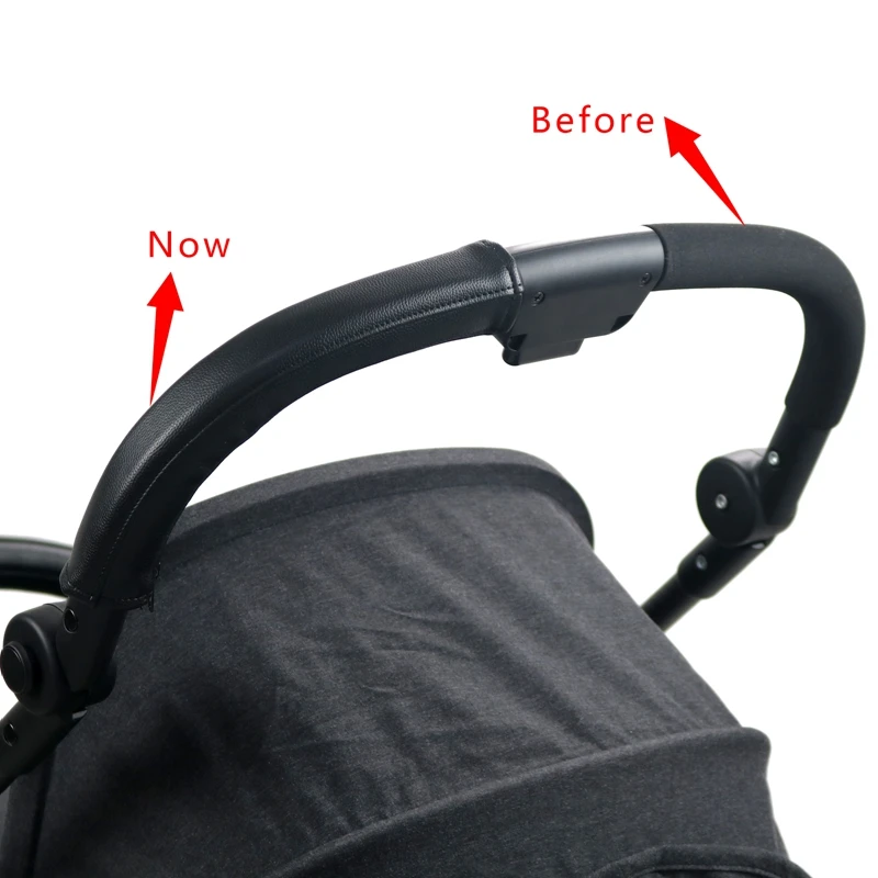 Funda Cybex Melio Carbon en cuero PU para manillar y parachoques - imagen 5