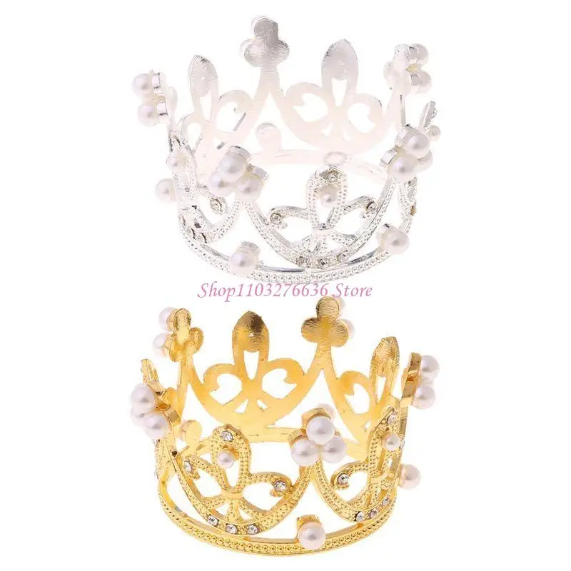 R6FD Girls Boys Photography Props Little Baby Photo Crown Props - imagen 2