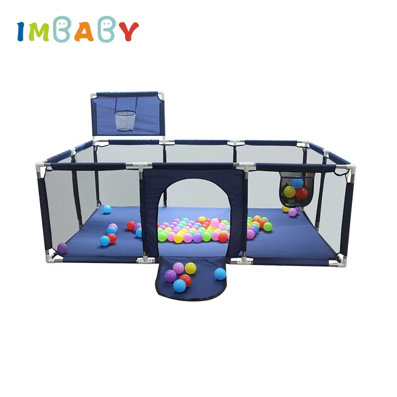 IMBABY Parque infantil para bebés, parque infantil más grande para bebés, piscina de pelotas, valla de actividades para bebés, parque infantil deportivo, valla de juego para niños, parque infantil