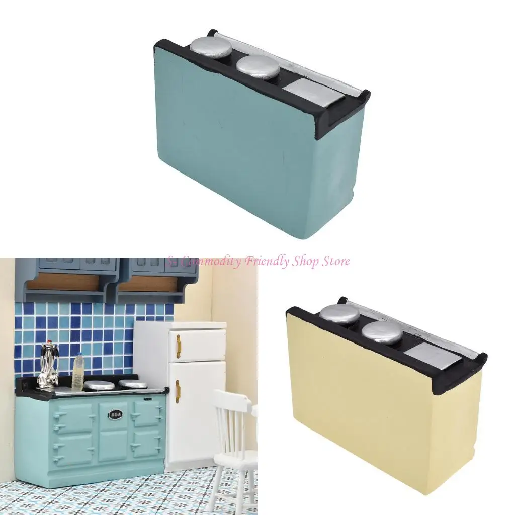 Casa de muñecas con cocina y muebles en miniatura - imagen 2