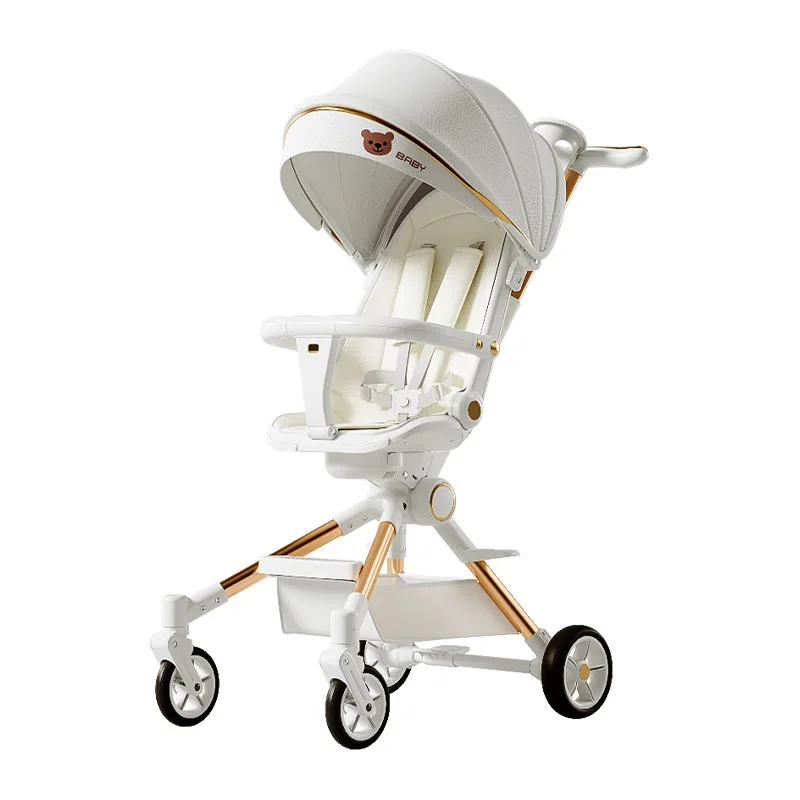 Cochecito de bebé ultraligero reversible con aluminio plegable - imagen 5