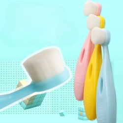 Cepillos de dientes suaves para niños con mango antideslizante
