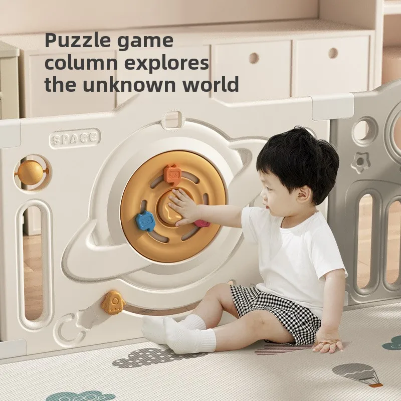 Parque infantil grande para bebé, valla de actividades plegable para bebé, parque infantil lujoso para niños, parque infantil de plástico - imagen 5