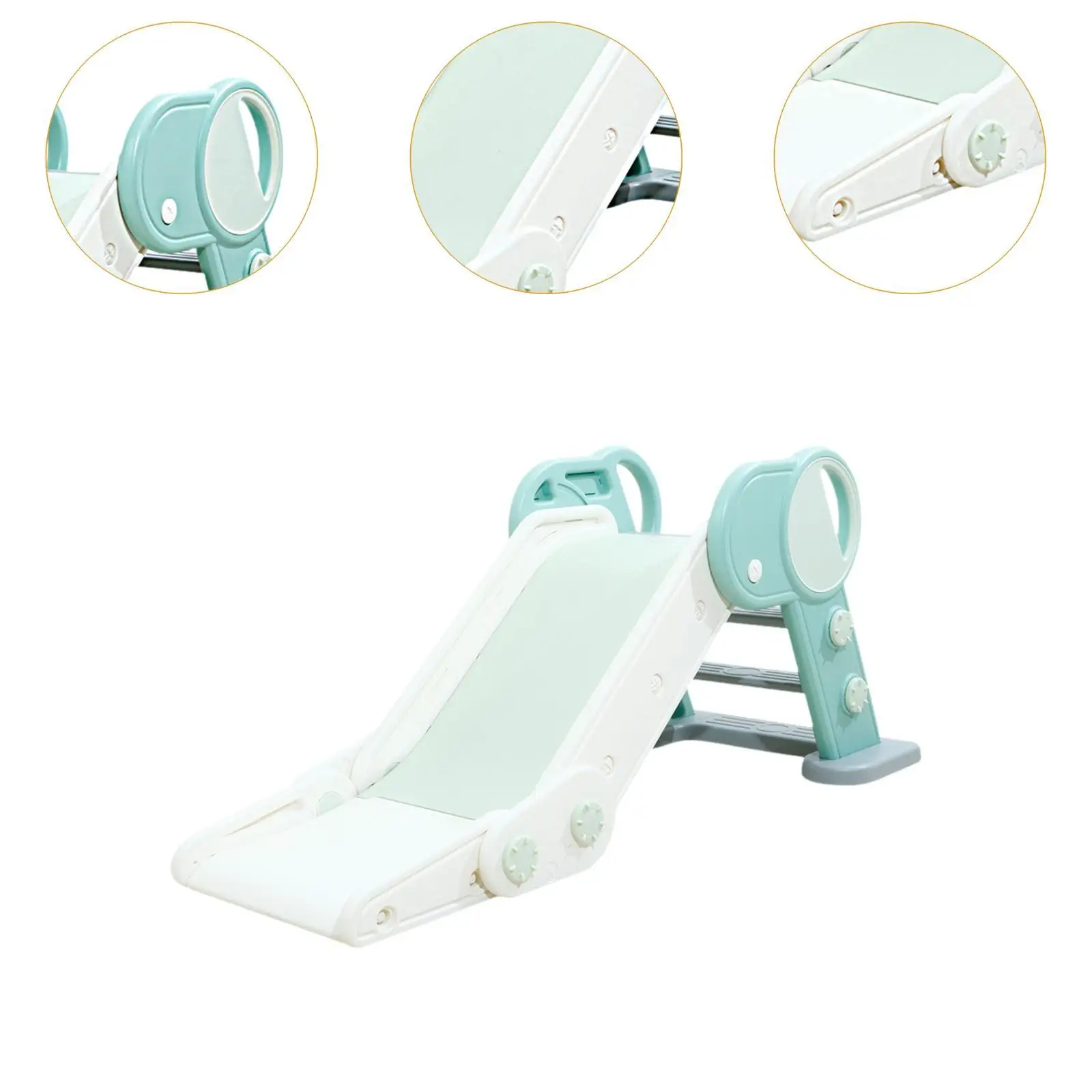 Indoor Kids Slide Non Slip Stable Lightweight Sturdy Play Slide for Age 1-3