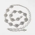 Silver daisy waist