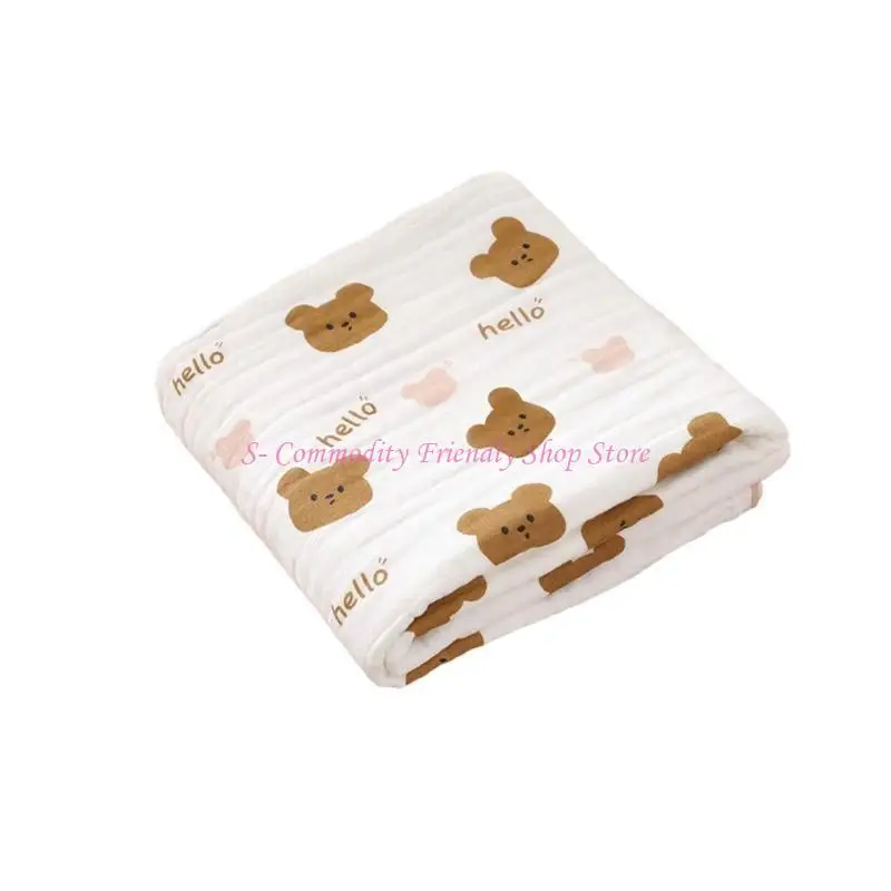 85ae Manta algodón para bebés Manta suave y transpirable capas para recién nacidos y bebés - imagen 5