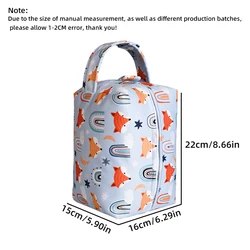 Bolsa húmeda lavable de doble capa para pañales reutilizables