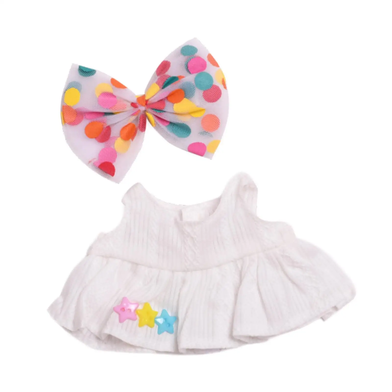Cute Doll Clothes Mini Doll Clothing for Girls Age 5-7 8-10 Christmas Gift