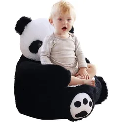 Silla infantil de felpa con animais – Almohada suave para niños